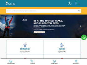 'apollospectra.com' screenshot