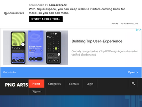 'pngarts.com' screenshot