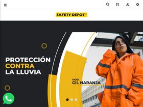 'safetydepot.com.mx' screenshot
