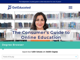 'geteducated.com' screenshot