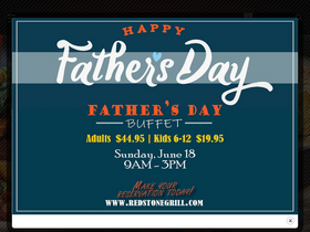 'redstonegrill.com' screenshot