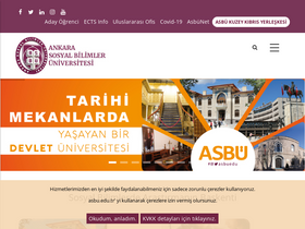 'ortakdersler.asbu.edu.tr' screenshot