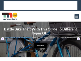 'momentummag.com' screenshot