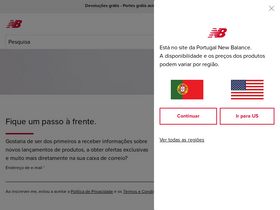 'newbalance.pt' screenshot