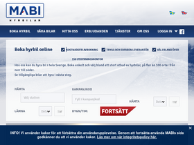 'mabi.se' screenshot