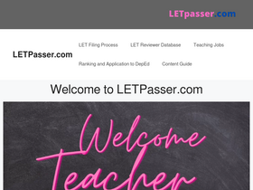'letpasser.com' screenshot