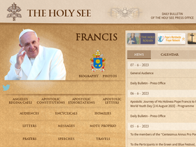 'press.vatican.va' screenshot