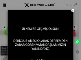 'dericlub.com.tr' screenshot