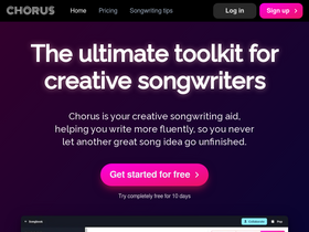 'writewithchorus.com' screenshot