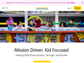 'sesameworkshop.org' screenshot