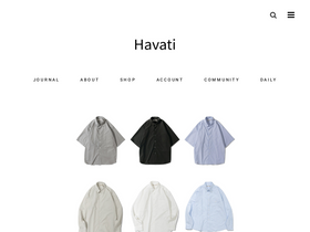 'havatishop.com' screenshot