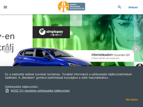 'nemzetiutdij.hu' screenshot