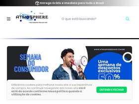 atmosphereshop.com.br homepage screenshot