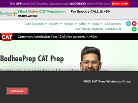 'bodheeprep.com' screenshot