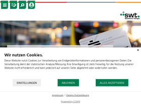 'swtue.de' screenshot