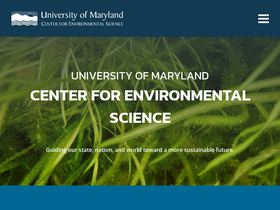 'umces.edu' screenshot