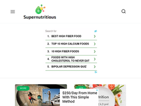 'supernutritious.net' screenshot
