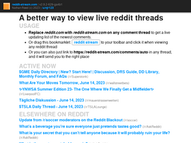 'reddit-stream.com' screenshot