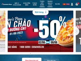 'dominos.vn' screenshot
