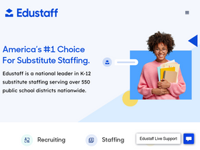 'edustaff.org' screenshot