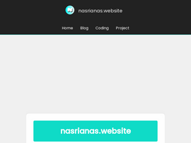 'nasrianas.website' screenshot