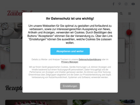 'zaubertopf.de' screenshot