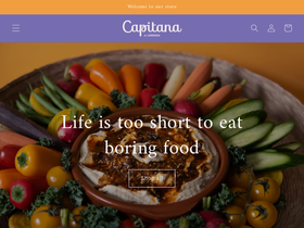capitanafoods.com homepage screenshot