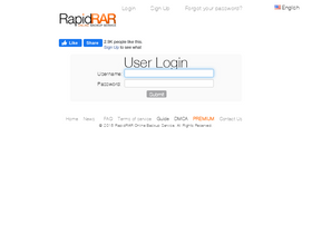 'rapidrar.com' screenshot