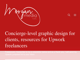 'morganoverholt.com' screenshot
