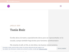 'taniaruizg.com' screenshot