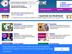 'kaartspellen-online.nl' screenshot