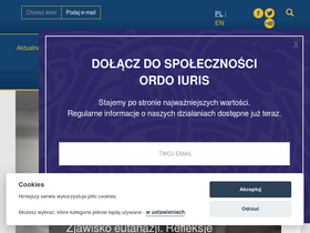 'ordoiuris.pl' screenshot