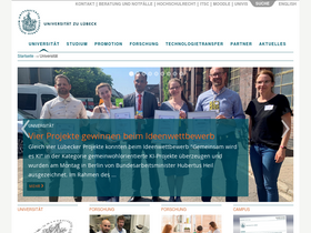 'uni-luebeck.de' screenshot