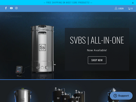 'ssbrewtech.com' screenshot