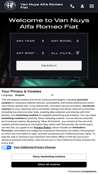 vannuysalfaromeo.com