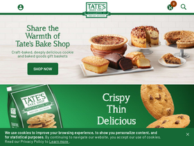 'tatesbakeshop.com' screenshot