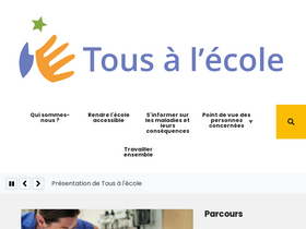 'tousalecole.fr' screenshot