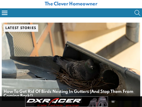 'thecleverhomeowner.com' screenshot