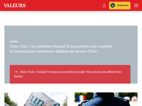 'valeursactuelles.com' screenshot