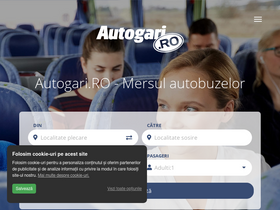 'autogari.ro' screenshot