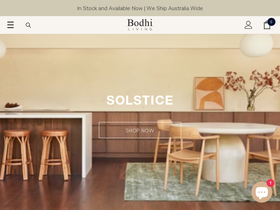Bodhiliving homepage screenshot
