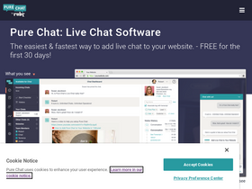 'purechat.com' screenshot