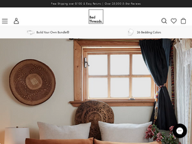 'bedthreads.com' screenshot