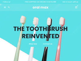Oralmax website screenshot