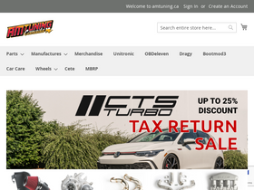 AM Tuning Canada homepage screenshot