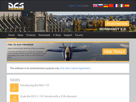 'digitalcombatsimulator.com' screenshot