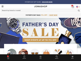 'jomashop.com' screenshot