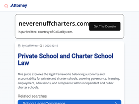 neverenuffcharters.com