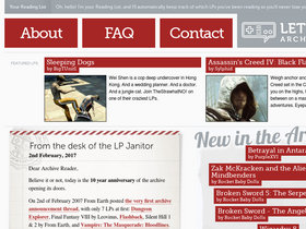 'lparchive.org' screenshot