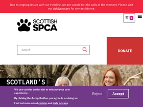 'scottishspca.org' screenshot